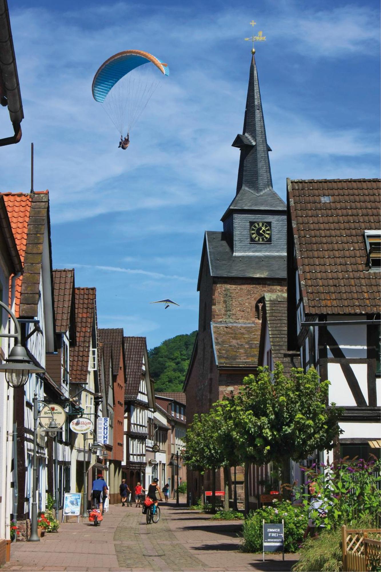 Ferienwohnungen Am Weserstrand Bodenwerder Exterior foto